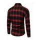 thumbnail image 4 of Camisa A Cuadros Informal De Manga Larga Para Hombre, 4 of 6