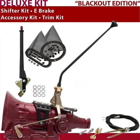 American Shifter TH350 Shifter Kit 16 in. E Brake Cable Trim Kit for CF9EA