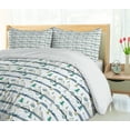 thumbnail image 5 of Ambesonne Winter Duvet Cover Sets, Snowy Landscape Mountains, 2-King, Multicolor, 5 of 7