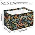 thumbnail image 4 of Square Storage Basket 14.2*10.2*8.3 Inch One Sizex1 Shelf Basket Open Home Storage Bins Bedroom Storage Basket Closet Storage Stylish Decor Hawaiian Grass, 4 of 9