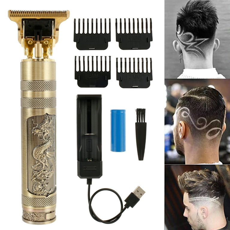 MTFun Professional Hair Clippers Hair Clippers Set Hair Clippers Men USB Rechargeable Beard Shaver Hair Trimmer for Men and Family Use Cordless