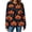 A02 Black, variant on Women Classic Jack-O-Lantern Pumpkin Print Sweatshirts Halloween Crewneck Long Sleeve Tops Fall Fashion Casual Pullover Shirts Teen Girls Cozy Holiday Apparel, S-3XL