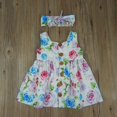 thumbnail image 5 of Robe Florale pour Bébé Fille Robe de Fête Mariage Concours Robes Formelles Vêtements d'Été, 5 of 5