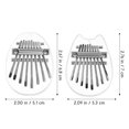 thumbnail image 2 of Raindrops 2 Pcs Mini Thumb Piano For Kids And Adults 8-Note Kalimba Portable Musical Instrument For Beginners Finger Piano For Music Enjoyment, 2 of 8