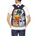 thumbnail image 4 of Easygdp Funny Cats Mochila de Gran Capacidad Minimalista Ideal para Escuela, Viajes y Uso Diario, 4 of 6