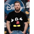thumbnail image 1 of T-shirt Homme Mickey Mouse Graphique Inspiré Officiellement Décontracté Mode Urbaine Col Rond Manches Courtes, 1 of 5