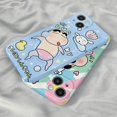 thumbnail image 3 of Funda de teléfono Kawaii Crayon Shin-Chan para Iphone 15/14/13/12 Pro Max, Protector de teléfono de Anime de dibujos animados, accesorios de carcasa dura, juguete de regalo, 3 of 4