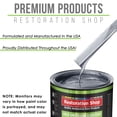 thumbnail image 4 of Cool Gray Metallic Quart Kit Low VOC URETHANE BASECOAT Car Auto Body Paint Kit, 4 of 6