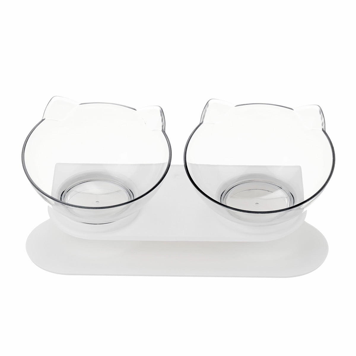 single elevated slow feed dog bowl