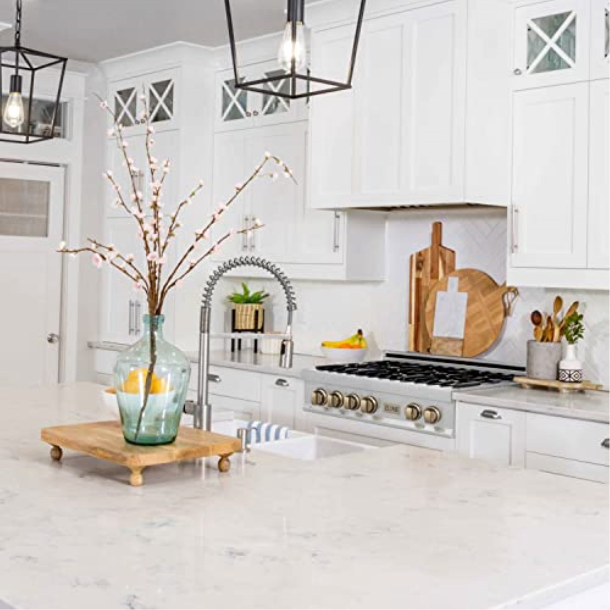 ZLINE 36 in. Autograph Edition Rangetop in Stainless Steel with Champagne Bronze Accents (RTZ-36-CB)