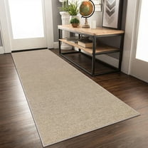 Findosom 2'x6' Jute Washable Runner Rug Non Slip Natural Woven Texture Floor Carpet Farmhouse Rug for Living Room,Bedroom,Kitchen,Entryway,Indoor,Patio Area Rug,Stain Resistant Rustic Rugs,Natural