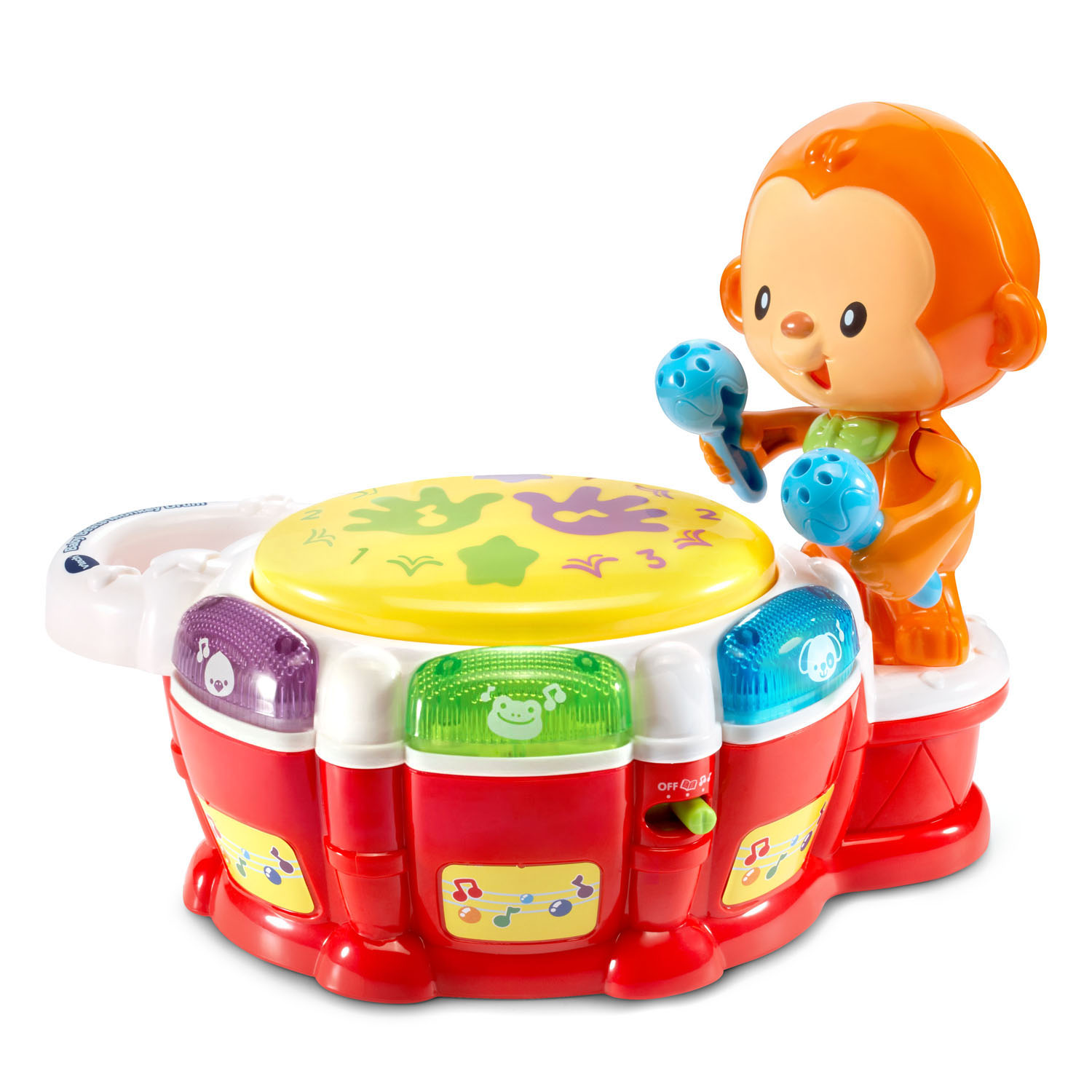 VTech Baby Beats Monkey Drum, Fun Animated Music Toy for Infant - image 5 of 9