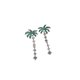 thumbnail image 2 of Pendientes Sonducket de árbol de coco de aleación elegante galvanizado colorido brillante adorno de gota para mujer, 2 of 6