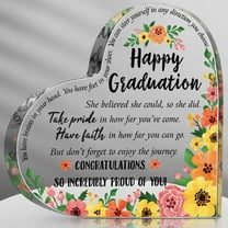 Graduation Inspirational Acrylic Gifts For Him Her Class Of 2025 Graduation Gifts For Women Men University College Middle High School Graduate Brave Acrylic Gifts(Colorful)