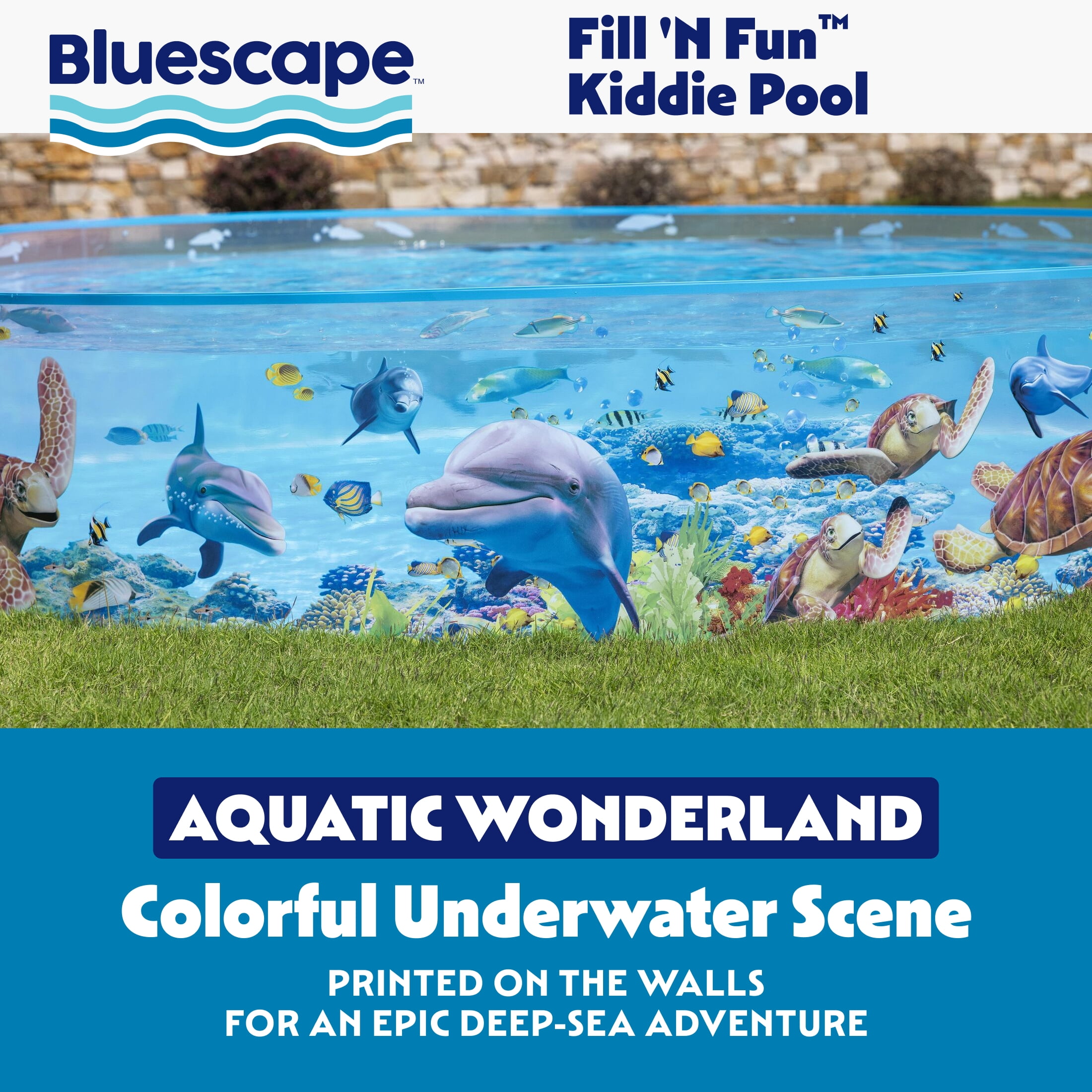 Bluescape Fill 'N Fun Play Pool 8' x 18"