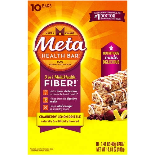 Meta health bar, 1.41 oz, 10 count (choose your flavor)