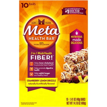Meta health bar, 1.41 oz, 10 count (choose your flavor)