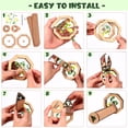 thumbnail image 3 of FELTECHELECTR Kit de caleidoscopio DIY, caleidoscopio de madera, caleidoscopio giratorio clásico, juego para hacer juguetes educativos para niños., 3 of 6
