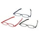 thumbnail image 4 of Gafas De Lectura, Paquete De 3 + 200 Gafas De Lectura Giratorias Diseño Giratorio Bisagra Resistente Para Mujeres Anggrek AHX2116, 4 of 8