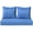 Blue, variant on VIXLON 3 Piece Indoor/Outdoor Loveseat Settee Matching Chair Cushion Set 46" x 26"