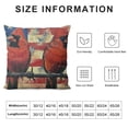 thumbnail image 5 of YINGXI Pillow Covers Throw Pillowcase Farmhouse Decorations for Sofa Couch 24x24in, 5 of 5