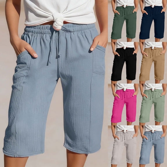 Baby Pants Kids High Waist Solid Color Pocket Casual Pants Comfortable Everyday Black 4-5 Years