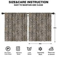 thumbnail image 2 of Blackout Kids Curtains,Black and Tan Leopard Print Childrens Insulated Curtains Set Of 2,Bedroom Essentials,Toddler Room Decor 52"x63", 2 of 5