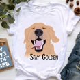thumbnail image 1 of Just A Girl Who Loves Golden Retrievers Graphic Tees Women Pet Dog Mom/Lover Mothers Day Gift Funny Tshirt White T-Shirt SummerXXL Gao Jinjia LED, 1 of 2