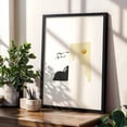 thumbnail image 4 of Tropical Villa 25 - Illustration Abstract Minimalist Modern Art Geometric Nature Surrealism Scenic Black Framed Wall Art Print 24 x 36 inches, 4 of 8