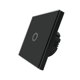 thumbnail image 3 of Placa del interruptor de luz del panel táctil con control remoto adhesivo -1 2 3Gang / Button 1 Gang_Black Sunnimix Interruptor de la pared, 3 of 8
