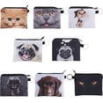 thumbnail image 1 of 8 Pcs Porte-Monnaie Mode Mignon Chat Chien Portefeuille Porte-Monnaie Mini Pochette de Rangement, 1 of 5