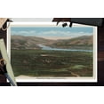 thumbnail image 3 of Wenatchee, WA, View of Valley and Columbia River (12x18 Wall Art Poster, Room Decor), 3 of 3
