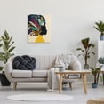 thumbnail image 2 of Bold Woman Botanical Blooms Motif Yellow Accent Botanical & Floral Graphic Canvas Print Wall Art Design by Ioana Horvat, 2 of 5
