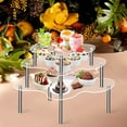 thumbnail image 4 of Acrylic Display Riser Storage Jewelry Display Riser Shelf Transparent for Hand, 4 of 6