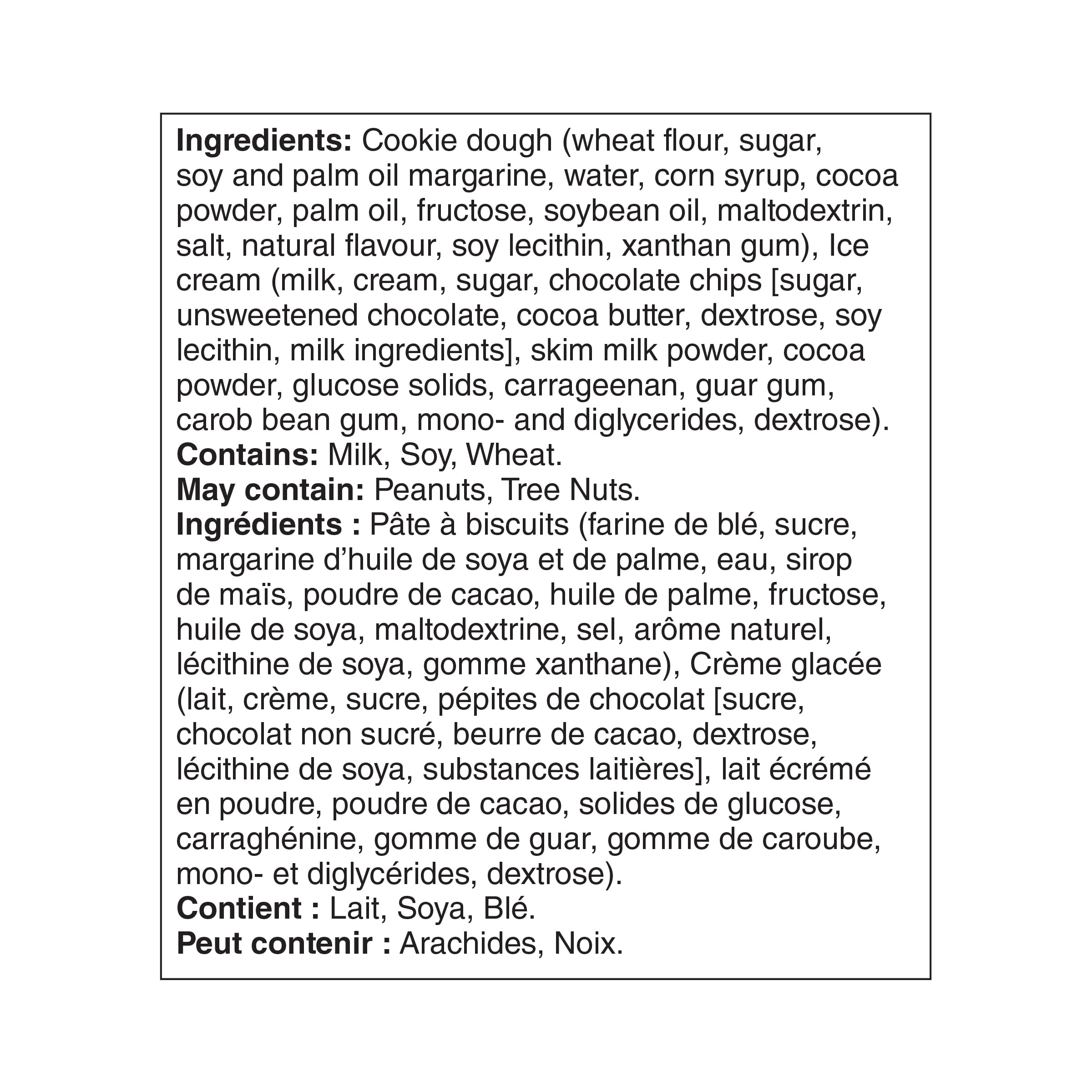 Our Finest Triple Chocolate Cookie Dough Ice Cream Bites, 180 mL (6 x 30 mL)