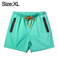 thumbnail image 2 of Pantalones cortos verdes Pantalones de playa Bolsillos impermeables con cremallera Pantalones de surf para hombre Pantalones cortos transpirables, 2 of 5