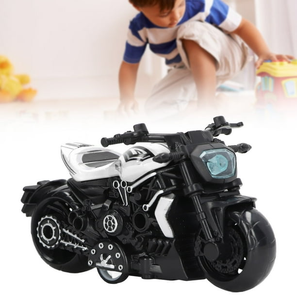 Motorcycle Toy Portable Race Motorcycles Toy Bottom Double Wheel Pull Back Device Promote Sensory Perception For 3 Years Old For Outdoor