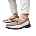 thumbnail image 2 of Willtoo Mens Round Toe Loafers Slip On Casual Dress Shoes with Metal Horsebit Lightweight Daily Business Non Slip Walking Shoes, 2 of 5