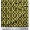 thumbnail image 1 of Soimoi Modal Satin Fabric Geometric Small Decor Fabric Printed Yard 42 Inch Wide, 1 of 1