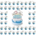 thumbnail image 1 of Educatgame 48 adornos para cupcakes Kawaii con 1 adorno para tarta de feliz cumpleaños, bonitos suministros para fiestas con temática de anime, perfectos para decoraciones de fiesta de cumpleaños (B), 1 of 1