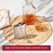 Vacu Vin Cocktail Set and Flask 4-Piece Bundle