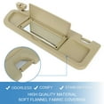 thumbnail image 5 of ECCPP 83280-SNA-A01ZB Tan Beige Sun Visor Left Driver Side fit for 2006-2010 For Honda Civic Automobile Windshield Visor without Sunroof, 5 of 7