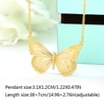 thumbnail image 3 of Kitecy Necklaces & Pendants Clearance! Butterfly Necklaces for Women Bohemia Jewelry Stainless Steel Chain Butterfly Pendants Necklaces Collier Femme Bridesmaid Gifts, Gold, 1Pc Necklace, 3 of 6