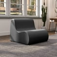 thumbnail image 4 of Jaxx Midtown Large Classroom Soft Foam Chair - Premium Vinyl Cover, Black, 4 of 6