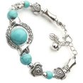 thumbnail image 5 of Verano pulsera de diseño clásico de cuentas de turquesa pulseras de las mujeres, 5 of 5