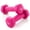 Pink, variant on Philosophy Gym Neoprene Dumbbell Hexagon Hand Weights, 2 lb Pair - 4 lb Total