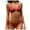 Red, variant on Wyongtao Women's Ribbed Bikini Swimsuit Cheeky Thong Swimwear Two Pieces Bathing Suit,Sky Blue S