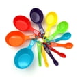 thumbnail image 3 of JUEGO DE CUCHARAS Y TAZAS MEDIDORAS ANIDADAS, TAZAS MEDIDORAS COLORIDAS, GANCHOS Extraybles, Material PP, Para Cocinar Hornear Con Comida Para Mascotas, 3 of 7