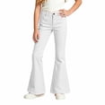 thumbnail image 6 of Uniform Pants for Girls Size 7 Flare Pants Dress Pants Kids School Uniform Bell Bottoms Back To School Clothes White, 6 of 6