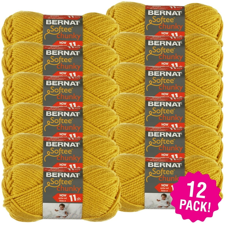 Bernat Softee Chunky Yarn-Glowing Gold